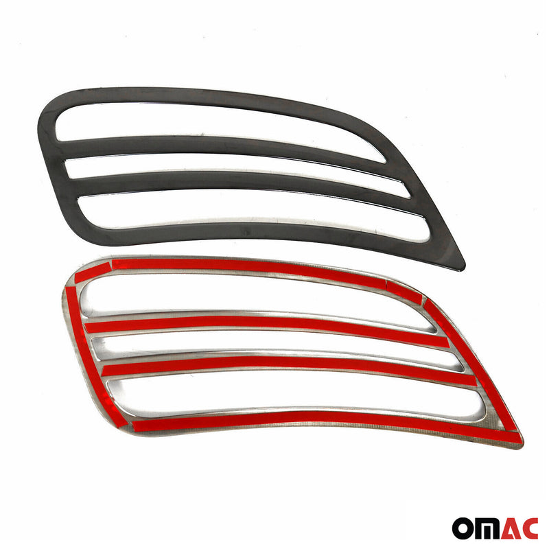 Kühlergrill Leisten Grillleisten für Mercedes Sprinter 2018-2025 Chrom Dunkel 2x