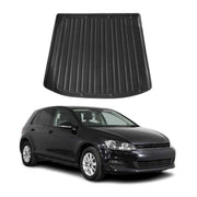 Kofferraumwanne Laderaumwanne für VW Golf 2013-2019 Variant Gummi TPE Schwarz