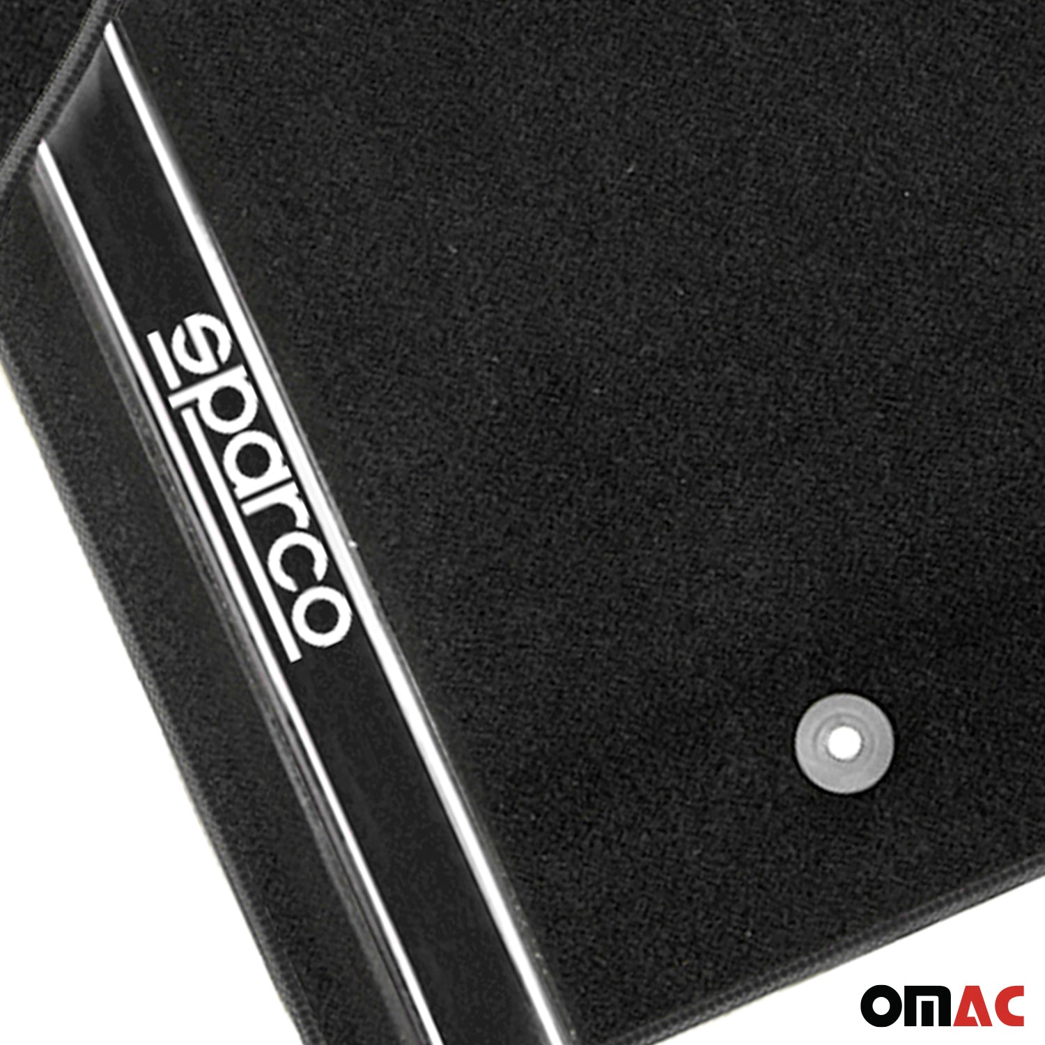 SPARCO Fußmatten Automatten Universal Schwarz Autoteppich Alwettermatten 4 tlg