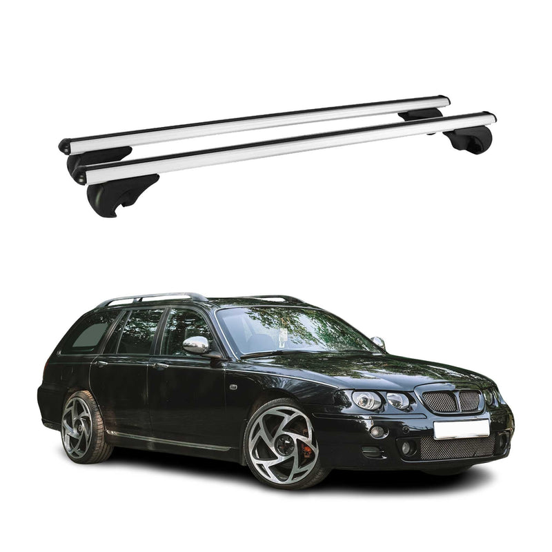 Dachträger Grundtäger für MG ZT-T 2002-2005 75kg Aluminium Silber 2 tlg