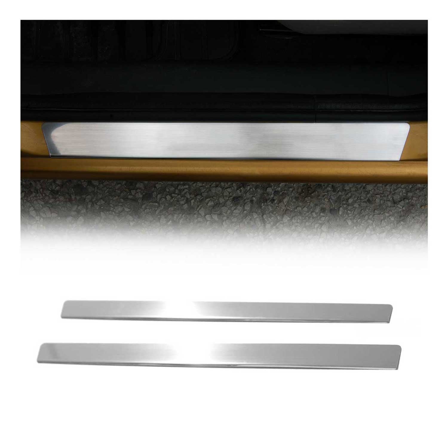 Einstiegsleisten Türschweller für Citroen C2 2003-2009 Edelstahl Chrom 2tlg