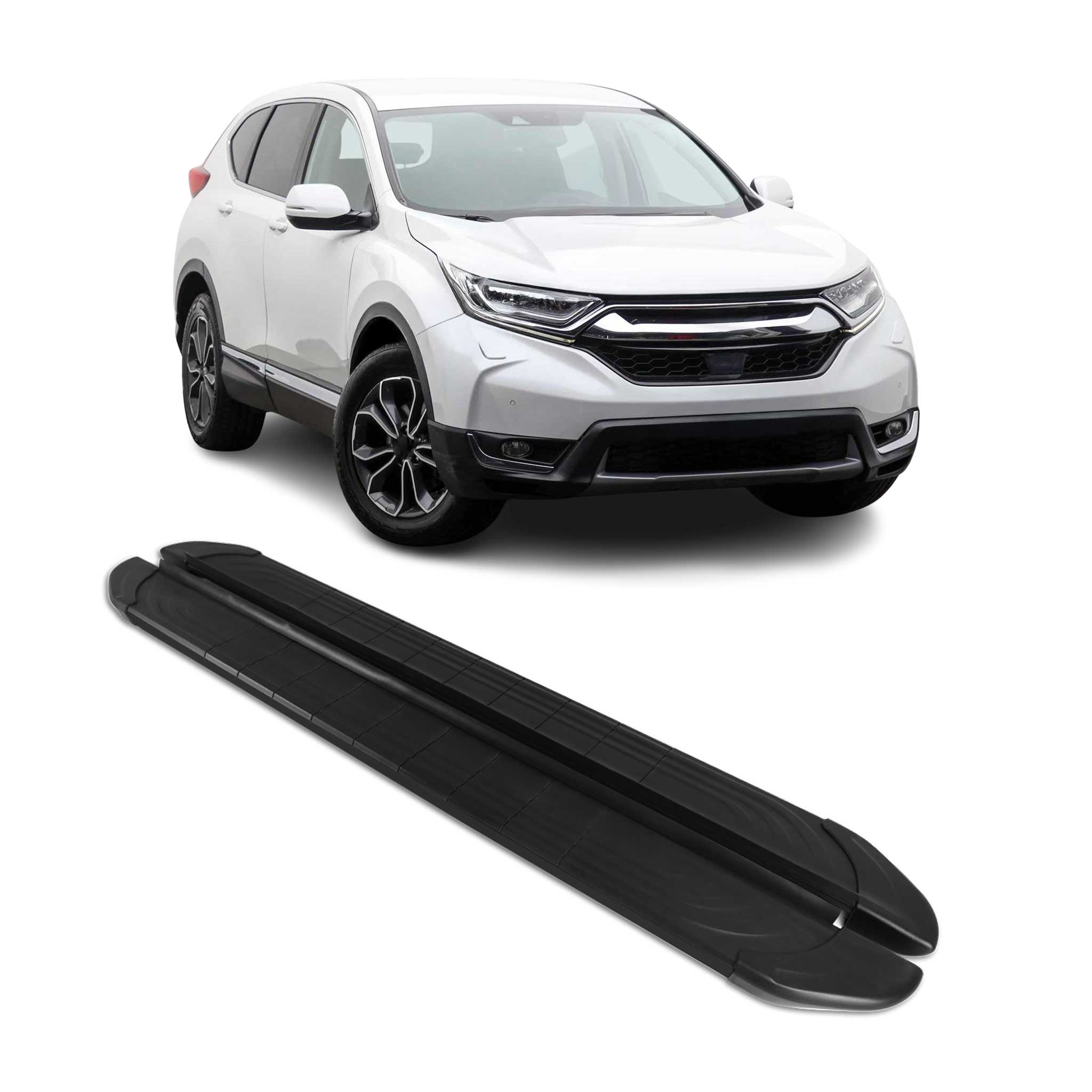 Trittbretter Seitenschweller für Honda HR-V 2015-2021 Aluminium Schwarz 2tlg