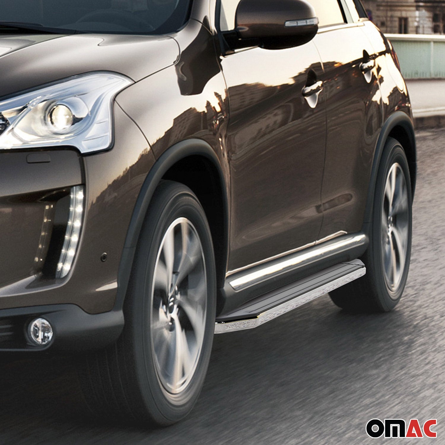 Trittbretter Seitenschweller für Citroen C4 AirCross 2012-2024 ABE Alu