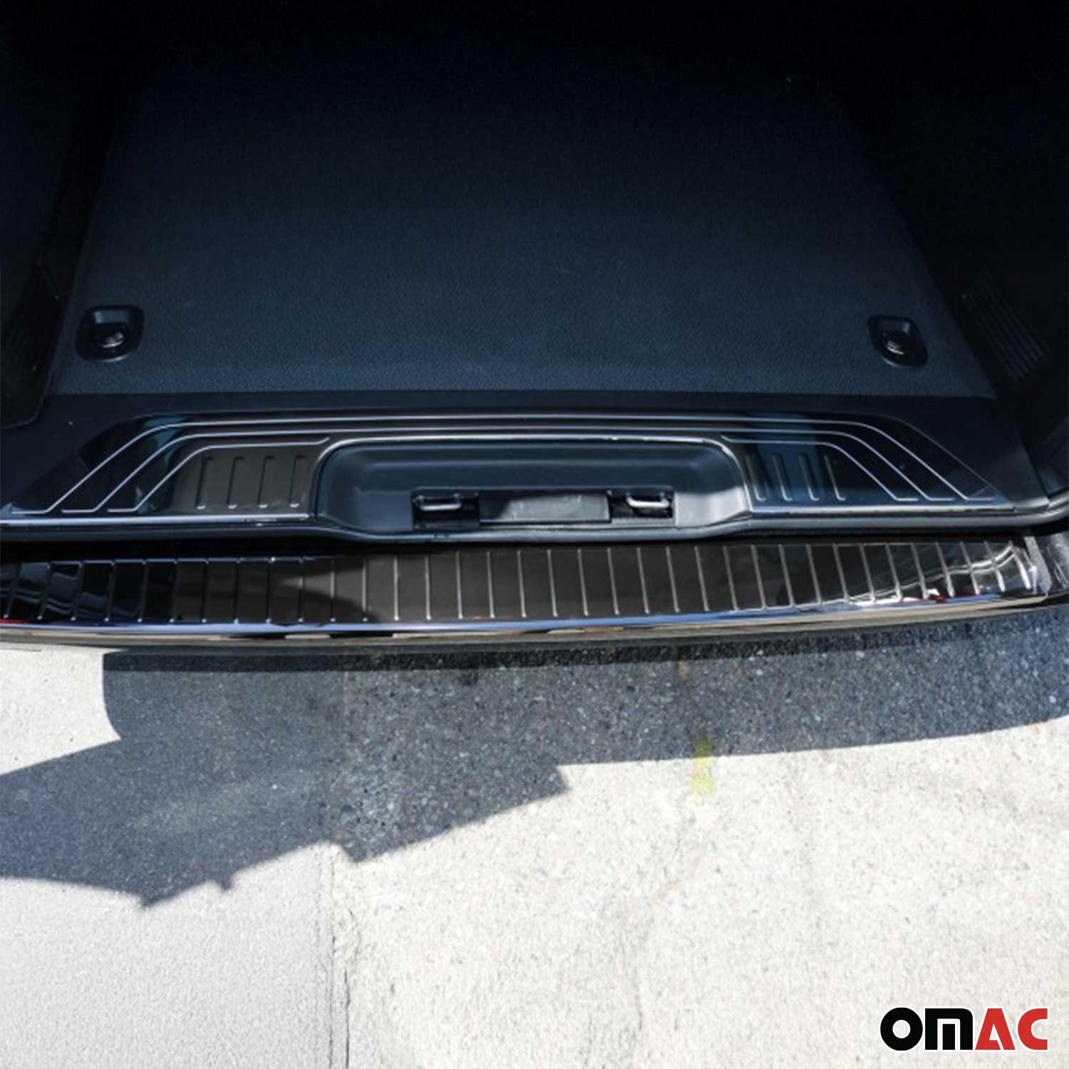 Innen Ladekantenschutz Stoßstange für Mercedes Vito W447 2014-2026 Chrom Dunkel