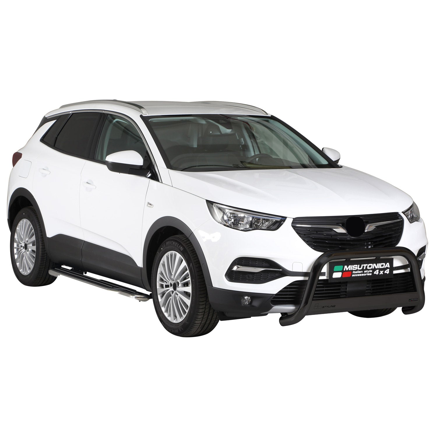 Frontbügel Frontschutzbügel für Opel Grandland X 2017-2024 ø63mm Stahl Schwarz