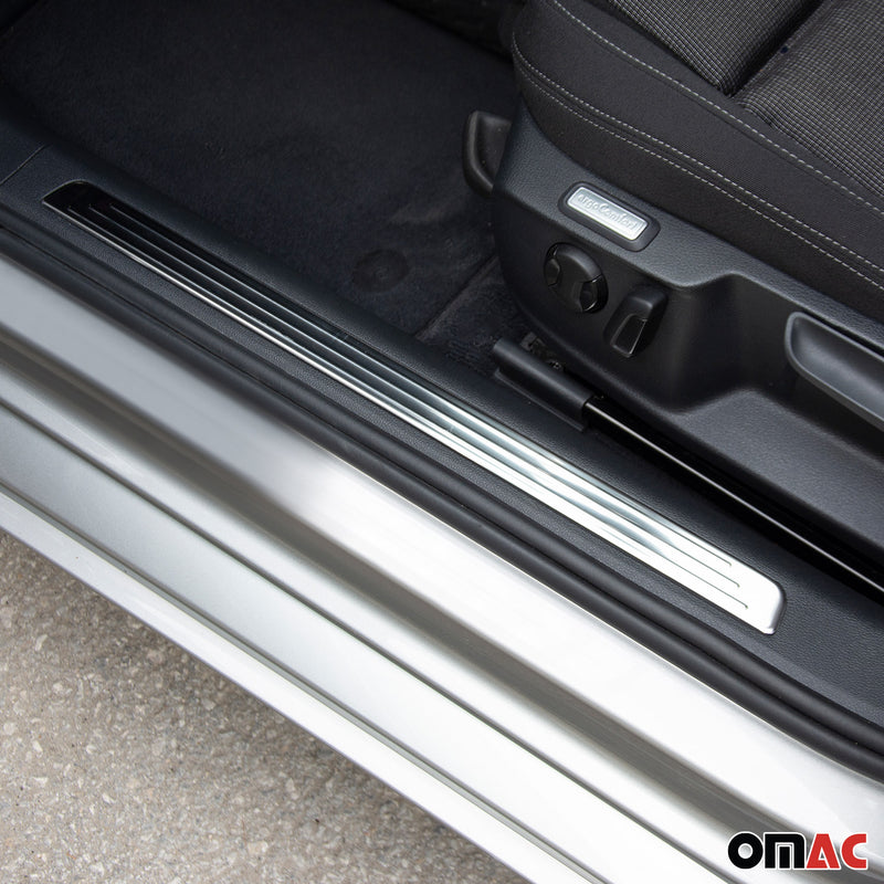 Einstiegsleisten Türschweller für VW Golf 2008-2013 Edelstahl Silber 4tlg