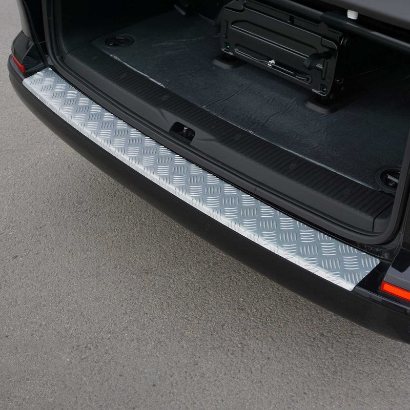 2015-2024 VW T6 T6.1 Transporter Doppeflügel Ladekantenschutz Alu Silber