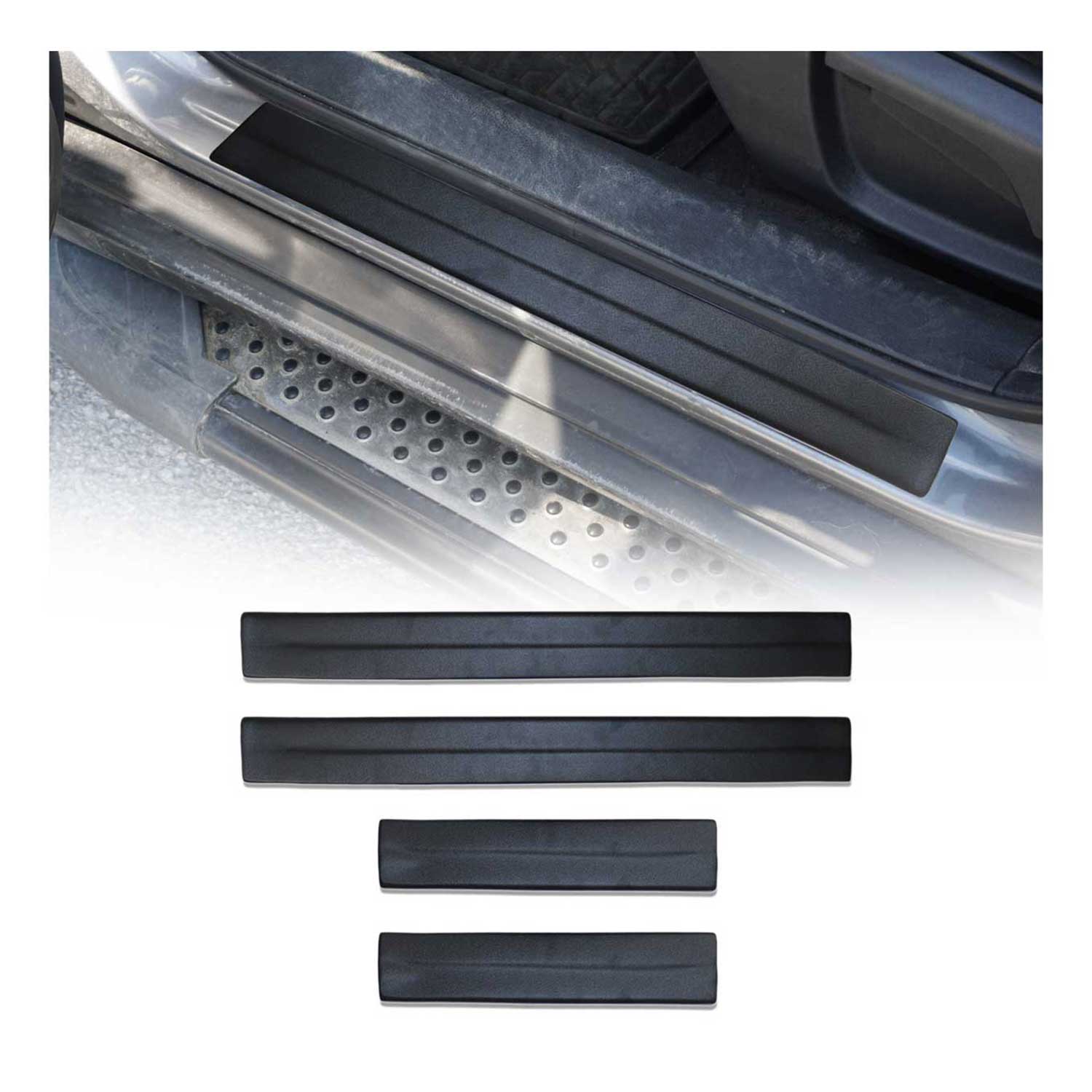 Einstiegsleisten Türschweller für Nissan X-Trail 2014-2017 ABS Schwarz 4tlg