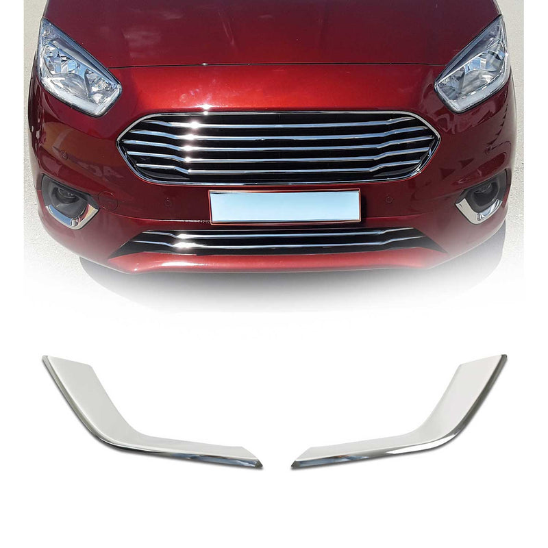 Nebelscheinwerfer Rahmen für Ford Tourneo Transit Courier 2018-2024 Chrom