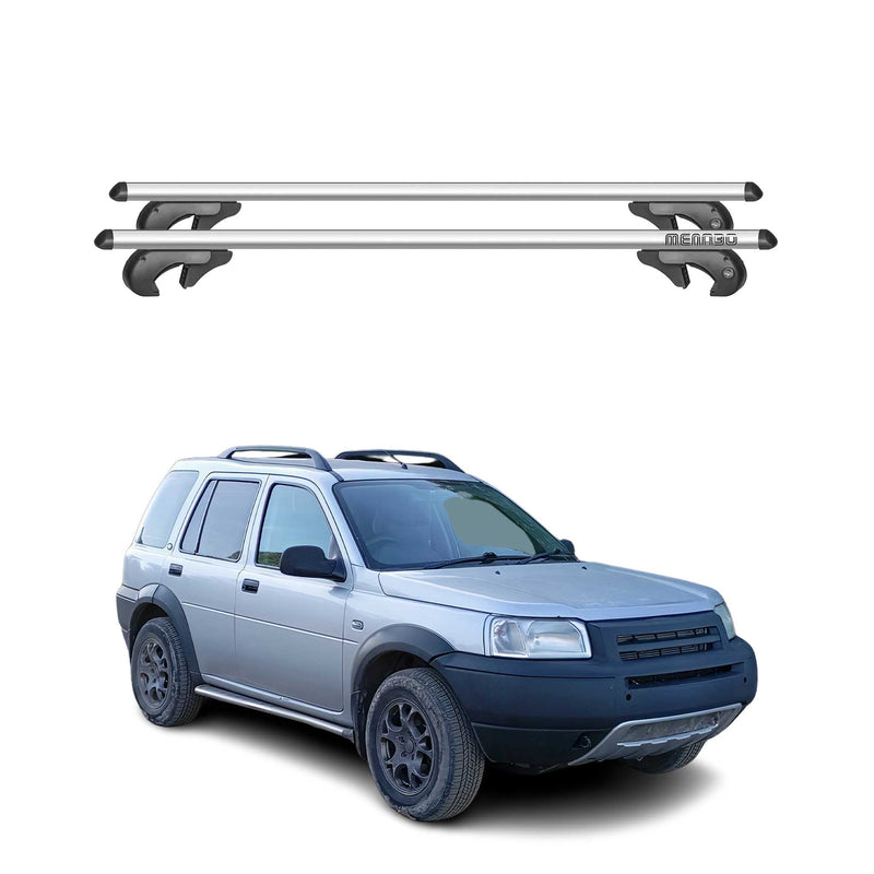 Menabo Dachträger für Land Rover Freelander I 1996-2006 90kg Alu Silber 2x
