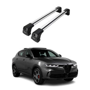 Dachträger Grundtäger für Alfa Romeo Tonale 2022-2026 75kg Alu Silber 2 tlg