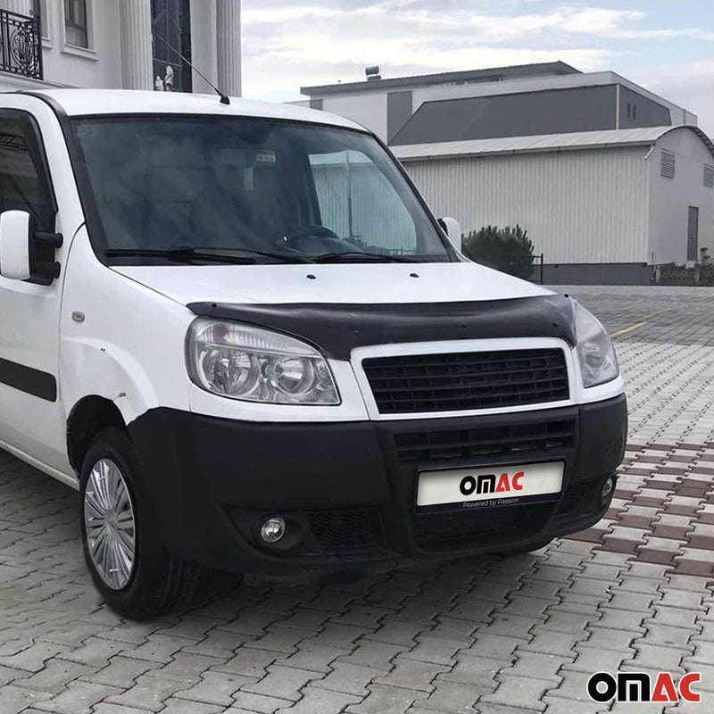 Motorhaube Deflektor Insekten Steinschlagschutz für Fiat Doblo 2006-2010 Dunkel