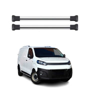 Dachträger Grundtäger für Citroen Jumpy 2016-2025 75kg Aluminium Silber 2 tlg