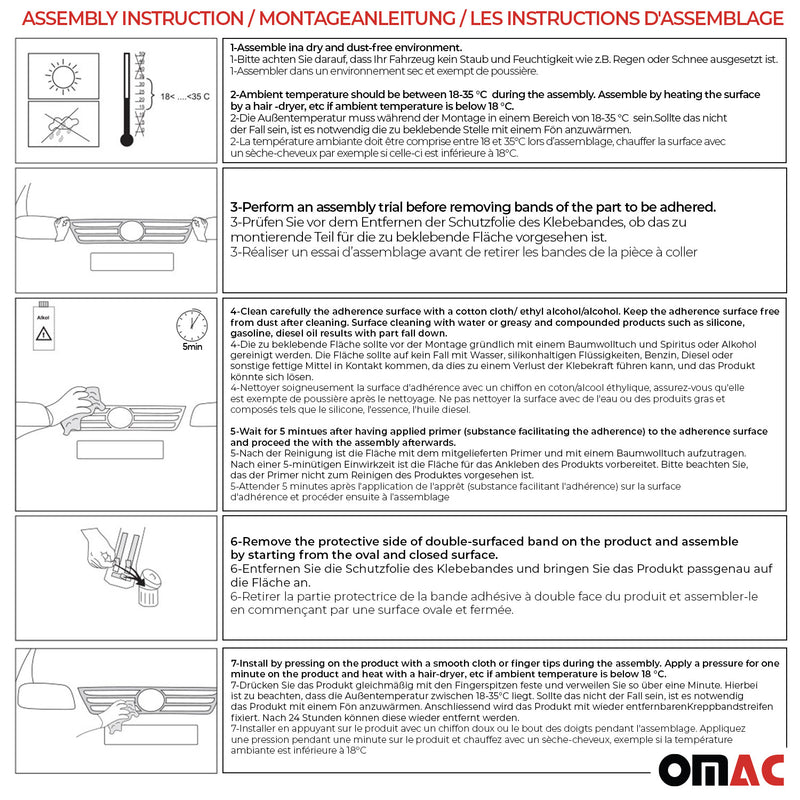Kühlergrill Leisten Grillleisten für Hyundai i30 2012-2017 Edelstahl Silber 1tlg