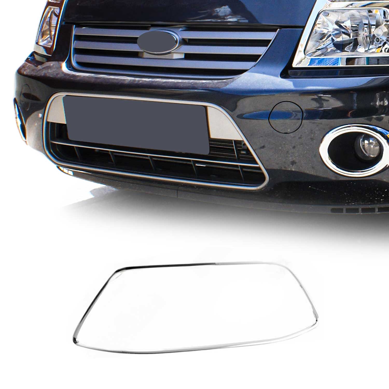 Kühlergrill Rahmen Grillleisten für Ford Connect 2009-2014 Edelstahl Chrom