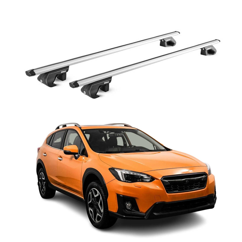 Dachträger Grundtäger für Subaru XV mk1 2012-2017 5 tür 90kg Alu Silber 2x ABE