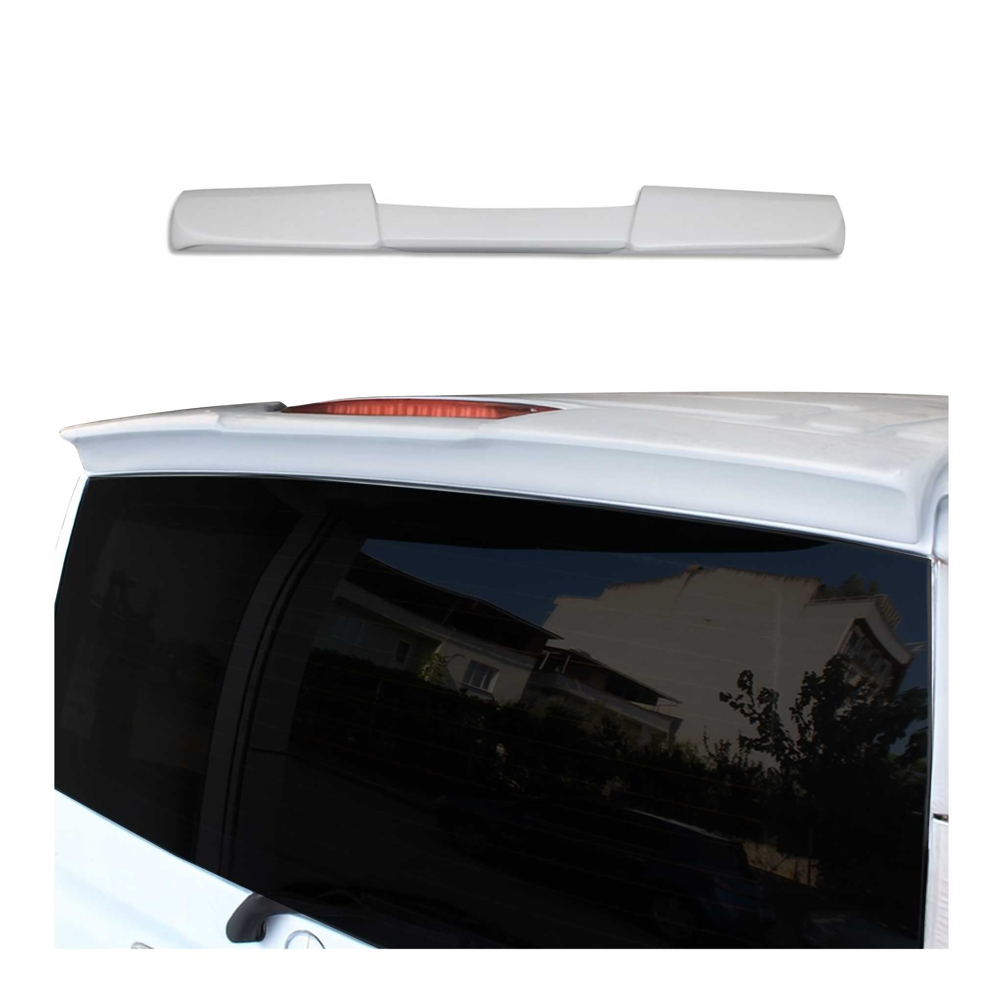 Heckspoiler Dachspoiler Hecklippe für Mercedes Vito W639 2003-2014 Weiß Lackiert