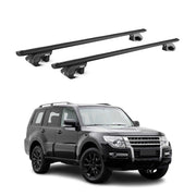 Dachträger Grundtäger für Mitsubishi Pajero Sport II 2008-2016 Alu Schwarz ABE