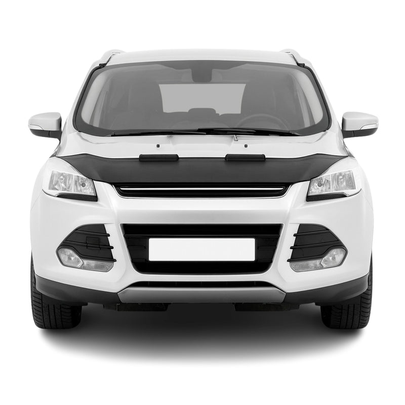 Haubenbra Steinschlagschutz Bonnet Bra für Ford Kuga 2013-2016 Schwarz Halb