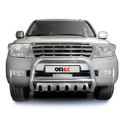 Frontbügelschutz Frontschutzbügel für Toyota Land Cruiser V8 2007-12 ABE Silber