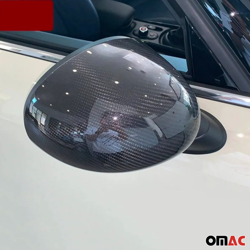 Spiegelkappen Spiegelabdeckung für Mini Cooper F56 2014-2025 RHD Kohlefaser
