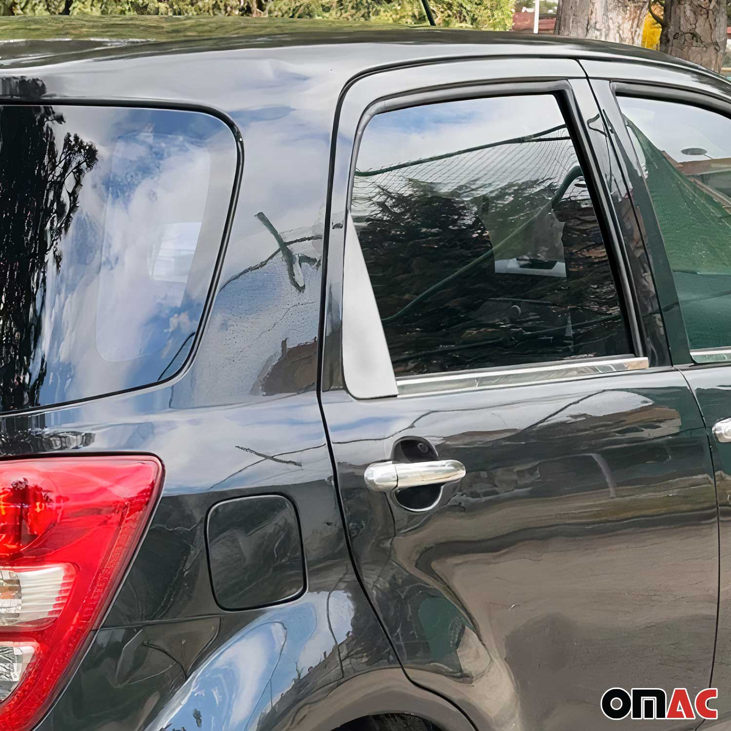 Fensterdreieck Fensterleisten für Daihatsu Terios 2006-2017 Edelstahl Chrom 2x