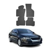 OMAC Gummi Fußmatten für VW Passat B6 2005-2010 Automatten Gummi Schwarz 4tlg