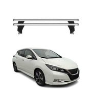 Menabo Dachträger Grundtäger für Nissan Leaf 2018-2025 50kg Alu Silber 2 tlg