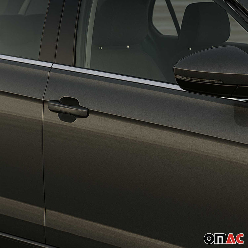 Fensterleisten Zierleisten für VW Polo 6R 2009-2017 Edelstahl Gebürstet Chrom 6x