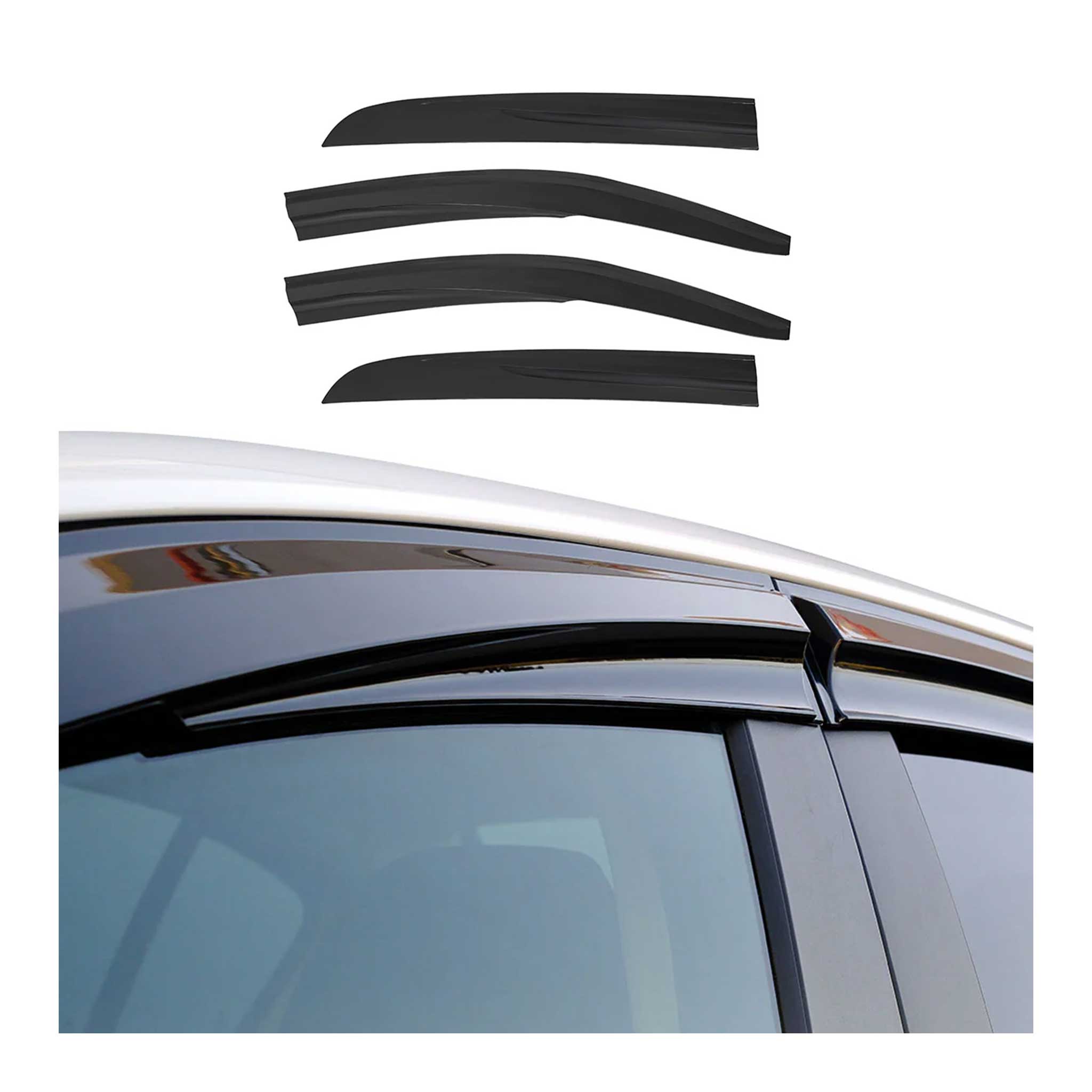 Windabweiser Regenabweiser für Opel Corsa F 2019-2026 Acrylic 4tlg