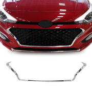 Kühlergrill Leisten Grillleisten für Hyundai i20 2018-2021 Edelstahl Chrom 3tlg