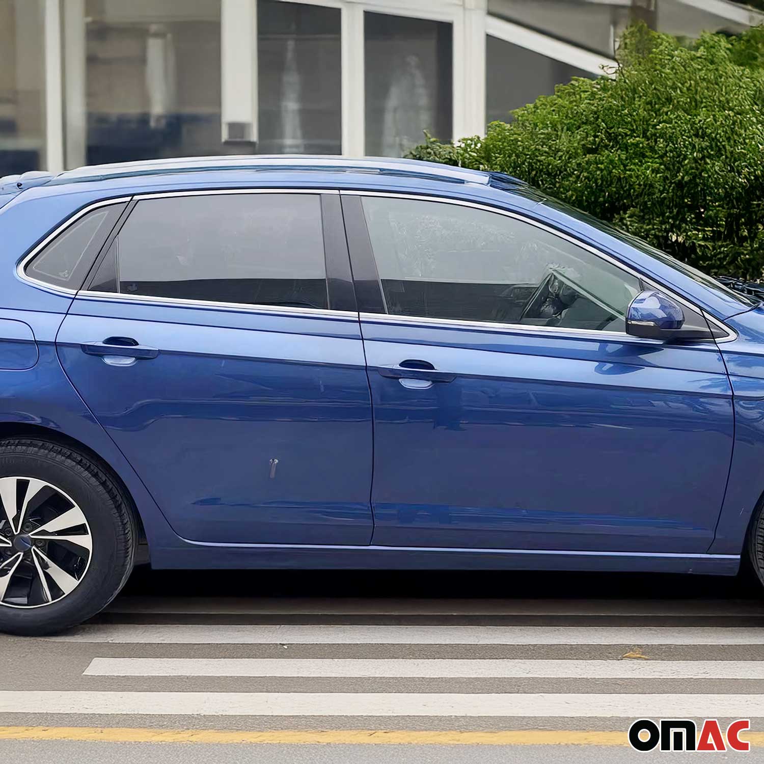 Fensterleisten Zierleisten für VW Polo 2017-2020 Edelstahl Chrom 14tlg
