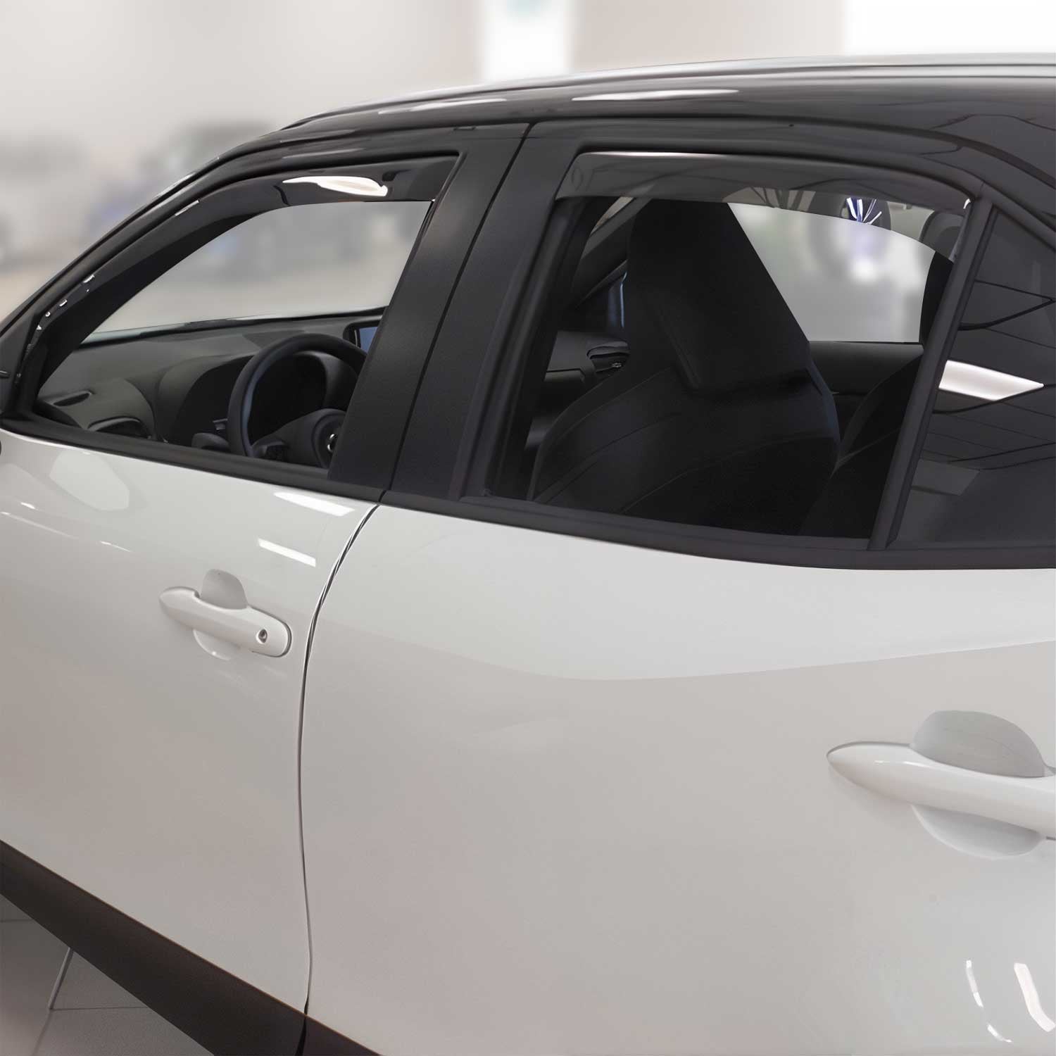 Windabweiser Regenabweiser für Toyota Yaris Cross 2022-2025 Dunkel Acryl 4tlg