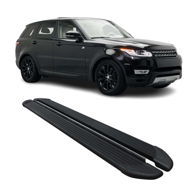 Seitenschweller Trittbretter Schweller für Range Rover Sport 2013-25 Alu Schwarz