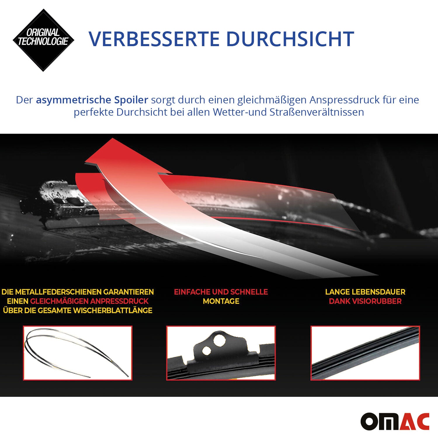 SWF Scheibenwischer Wischblatt Vorne für Volvo V50 2003-2012 / V70 III 2003-2016