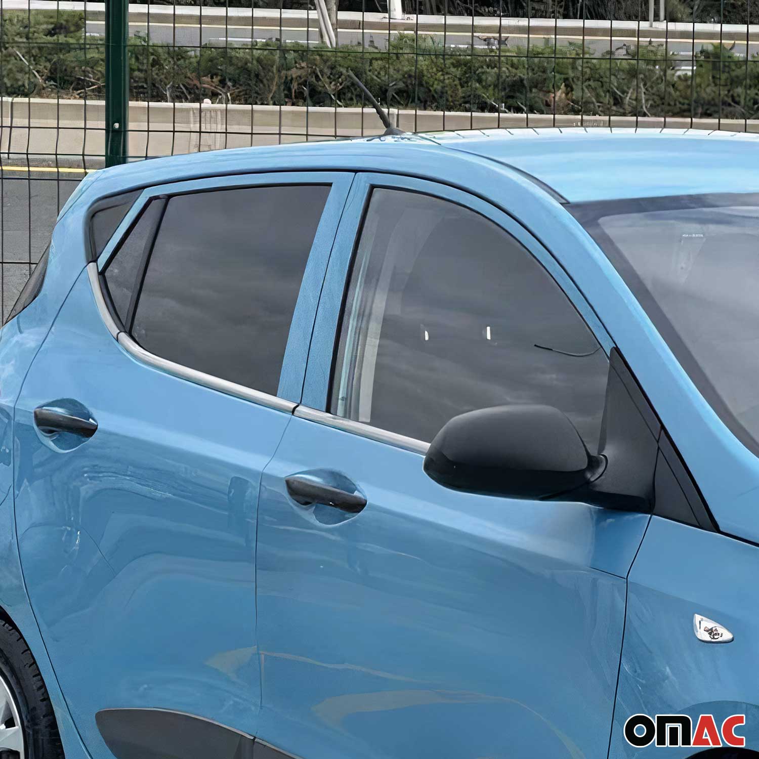 Fensterleisten Zierleisten für Hyundai i10 2011-2013 Edelstahl Chrom 6tlg