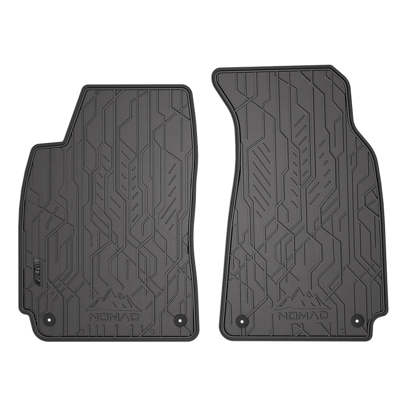 Fußmatten Gummimatten für VW Passat B5 1996-2005 1.Reihe Schwarz Grau 2 tlg