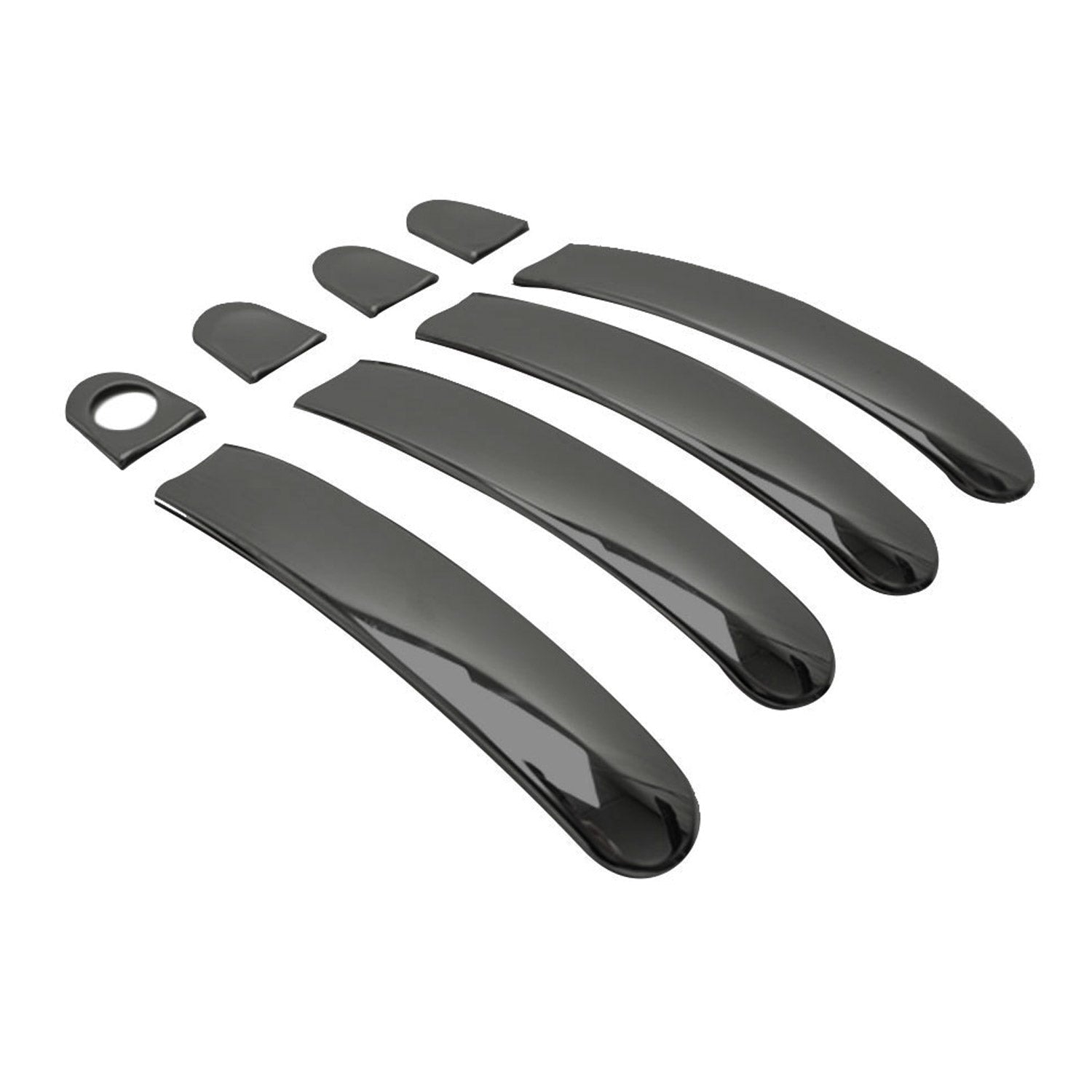Türgriff Blende für VW Transporter T5 2003-2015 4Tür Edelstahl Dunkel 8x