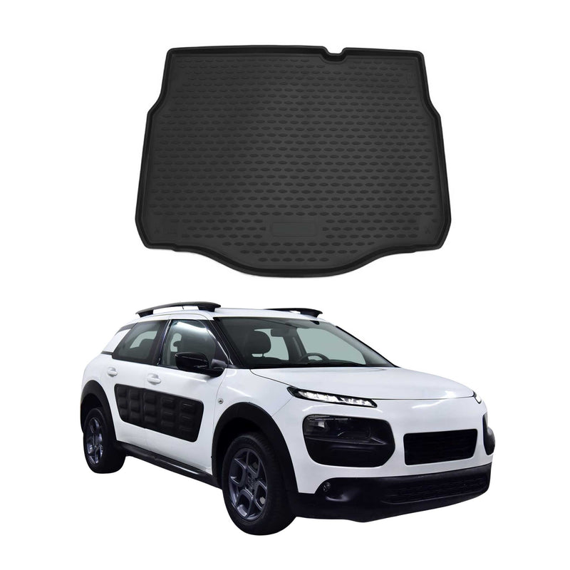 Kofferraummatte Kofferraumwanne für Citroen C4 Cactus 2014-2020 Gummi TPE