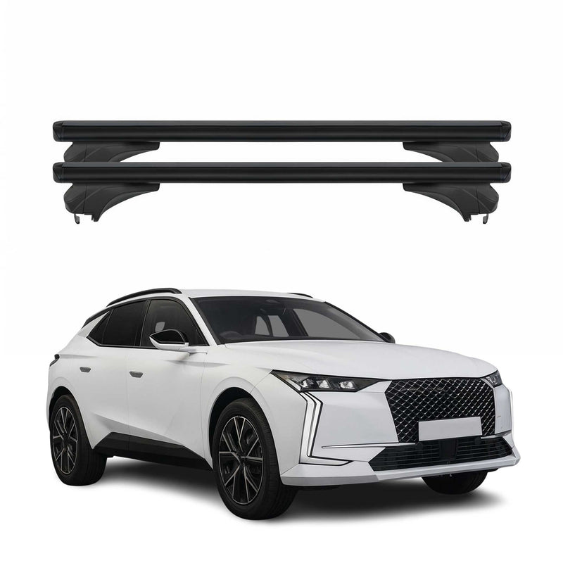 Menabo Dachträger Grundtäger für Ds 4 II 2021-2025 Aluminium Schwarz 2 tlg