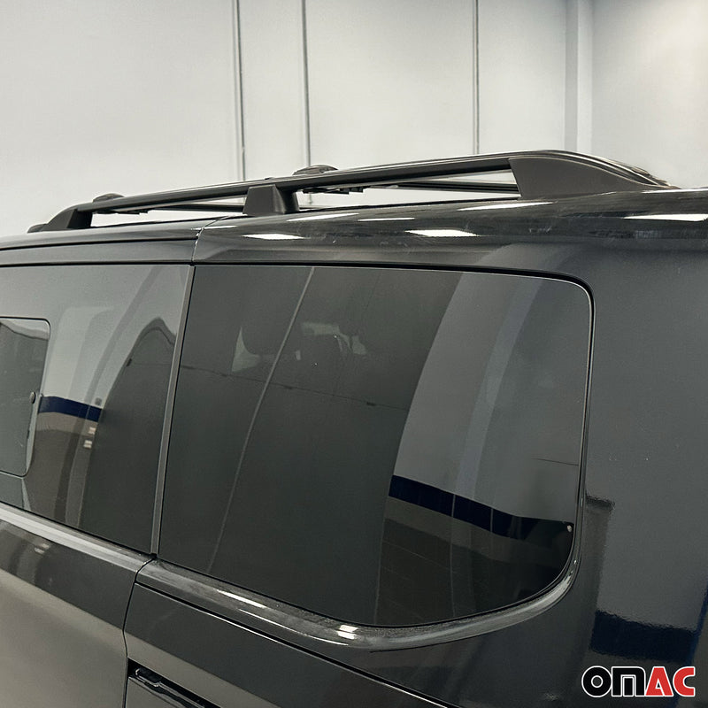 Dachreling Relingträger für Ford Transit Tourneo Custom 2023-2024 Alu Schwarz L1