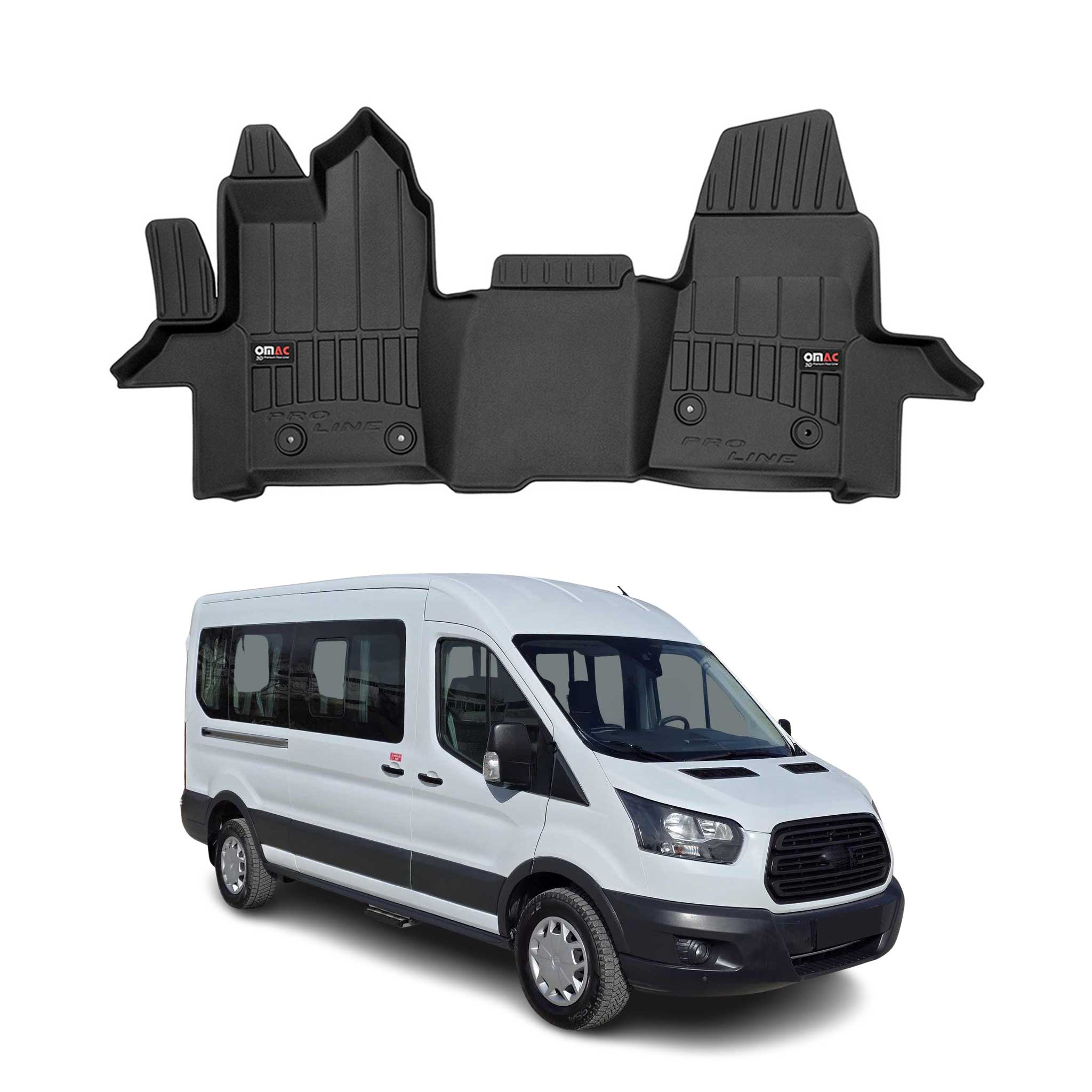 OMAC Gummi Fußmatten für Ford Transit 2015-2025 Premium TPE Automatten 1tlg