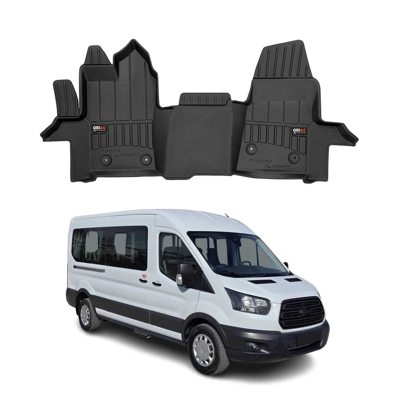 2015-2025 Ford Transit Fußmatten TPE Schwarz 1 tlg