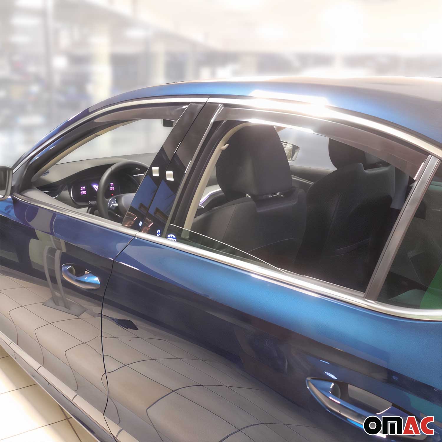 Windabweiser Regenabweiser für Skoda Octavia 2020-2025 Dunkel Acryl 4tlg