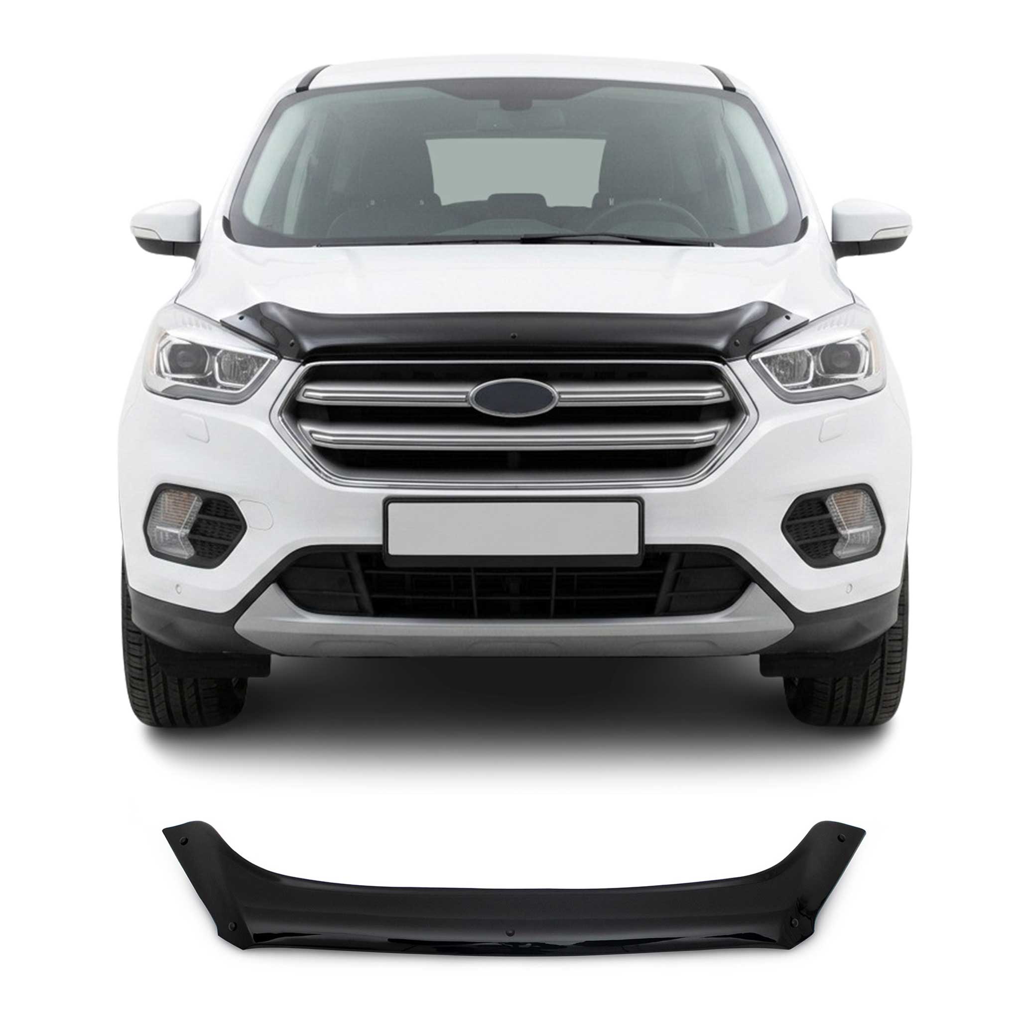 Motorhaube Deflektor Insekten Steinschlagschutz für Ford Kuga II 2017-2019 FL