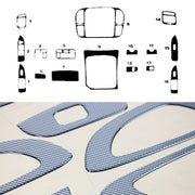 Innenraum Dekor Cockpit für Toyota Land Cruiser 100 1998-2003 Carbon Optik 16tlg