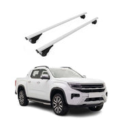 Dachträger Grundträger für VW Amarok II 2023-2026 Stahl Silber 2tlg