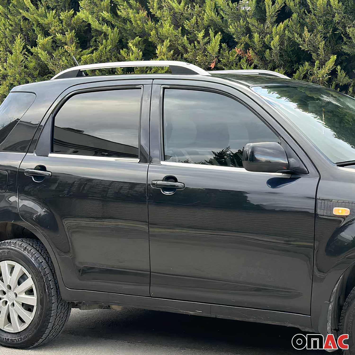 Fensterleisten Zierleisten für Daihatsu Terios 2005-2021 Edelstahl Chrom 4tlg