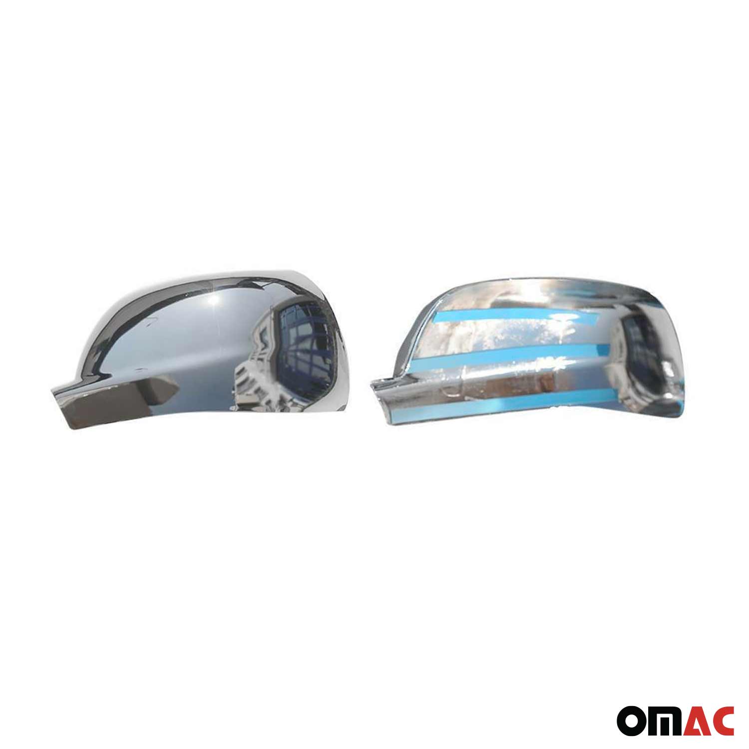 Spiegelkappen Spiegelabdeckung für VW Golf Variant 1999-2003 Chrom ABS Silber