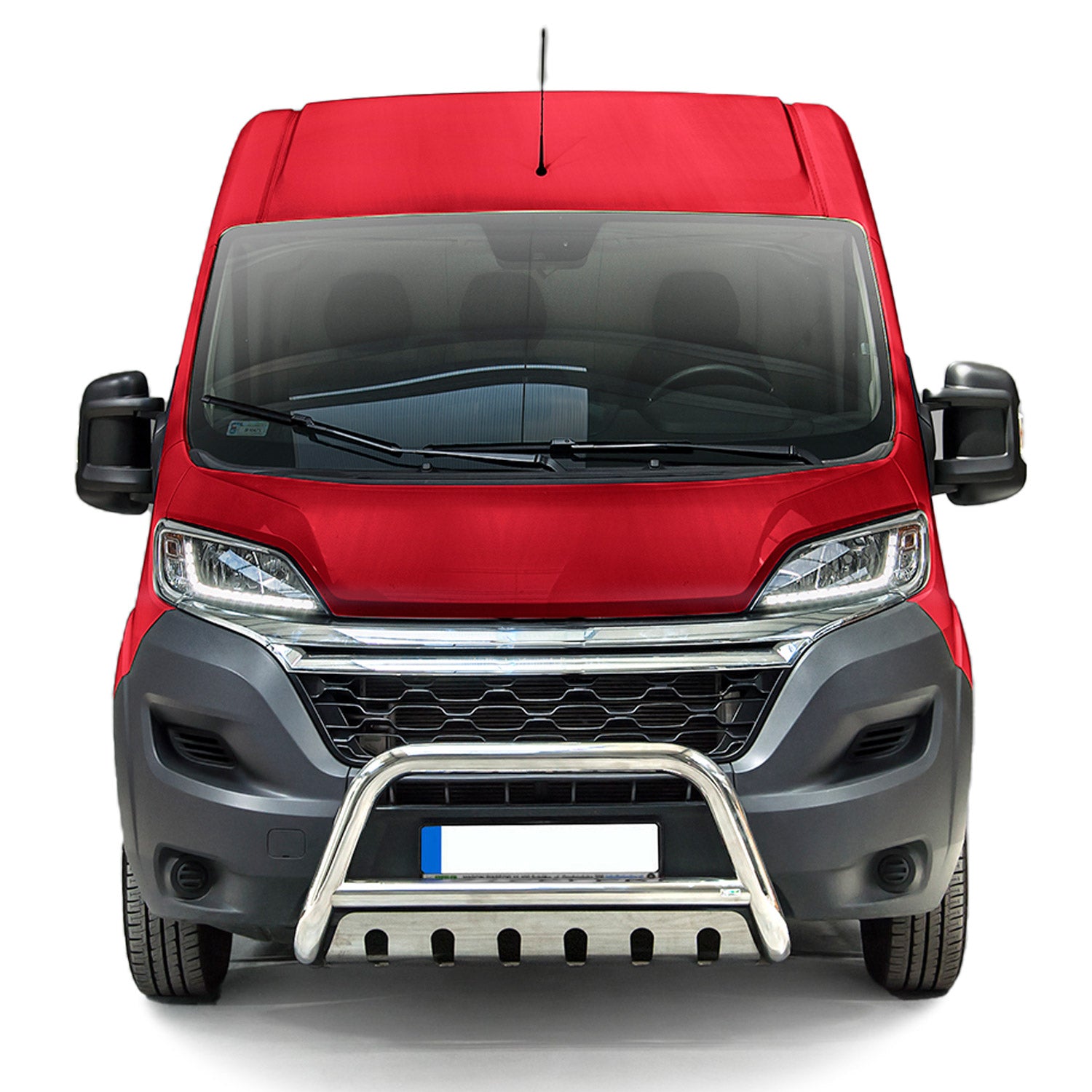 Frontbügel Frontschutzbügel für Citroen Jumper 2006-2016 Stahl mit ABE Silber